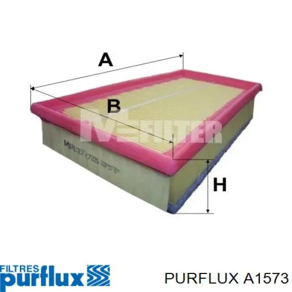 Filtro de ar A1573 Purflux