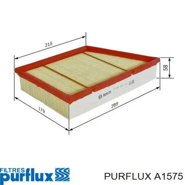 Compre A1575 Purflux Filtro de ar