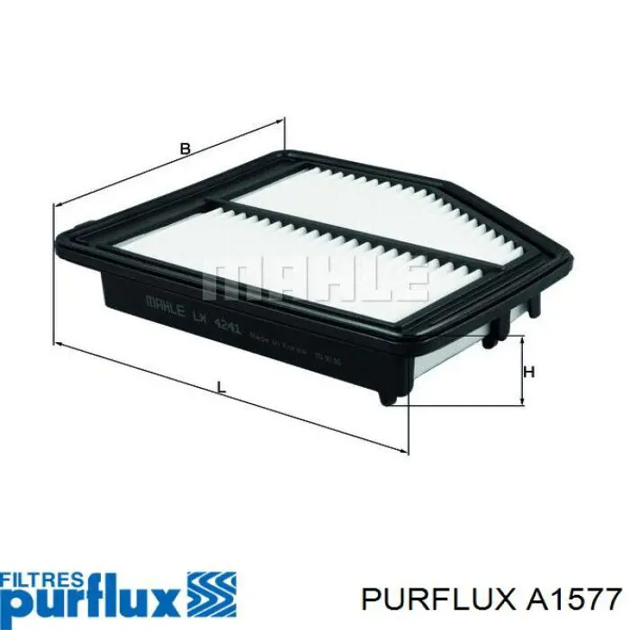 Filtro de ar Purflux A1577 preço, a partir de 17,17 USD