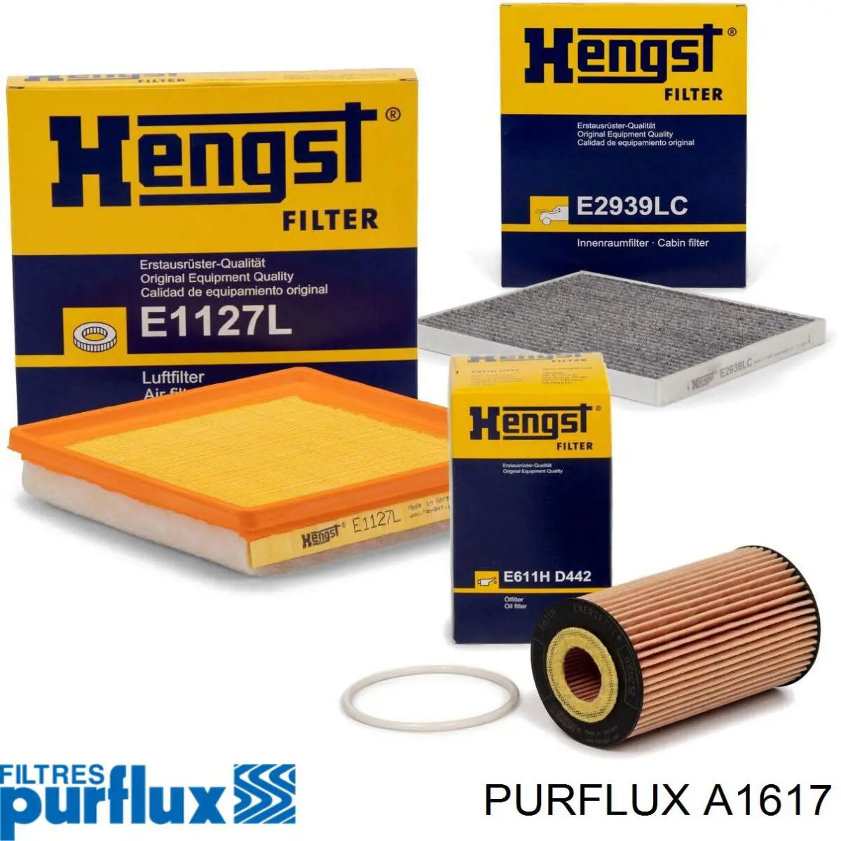 A1617 Purflux Filtro de ar