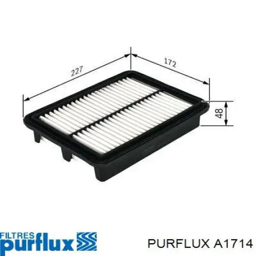 Filtro de ar Purflux A1714