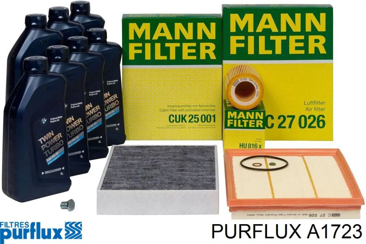 A1723 Purflux Filtro de ar