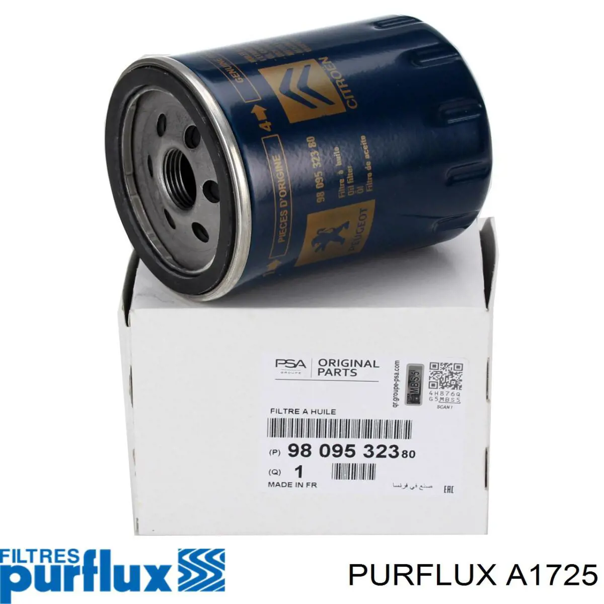 A1725 Purflux Filtro de ar