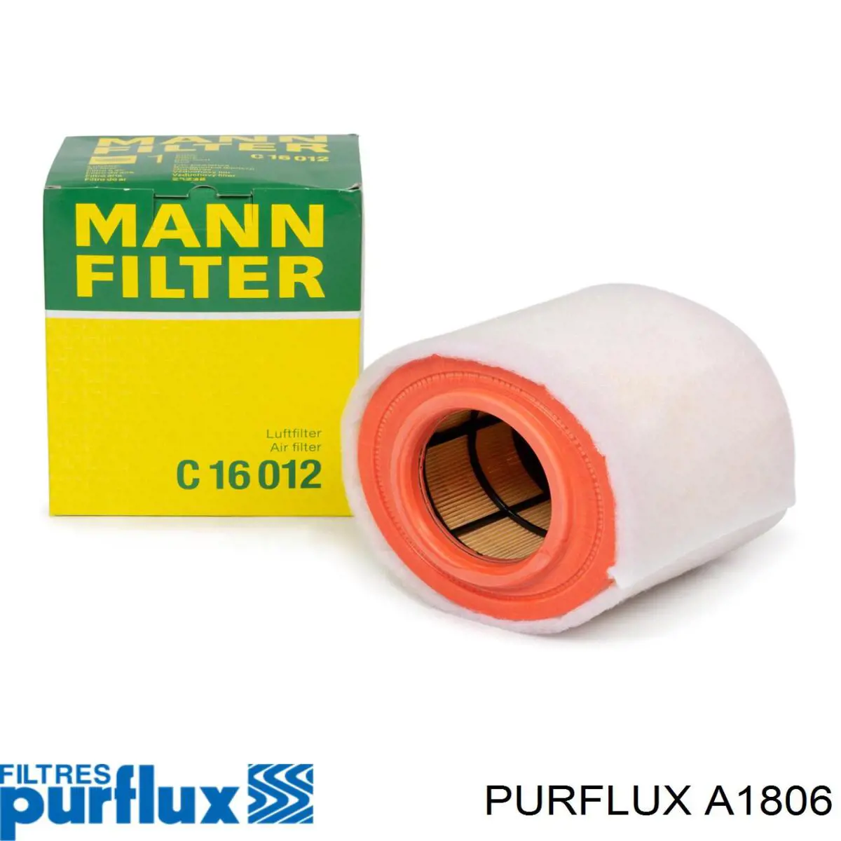 Filtro de ar A1806 Purflux