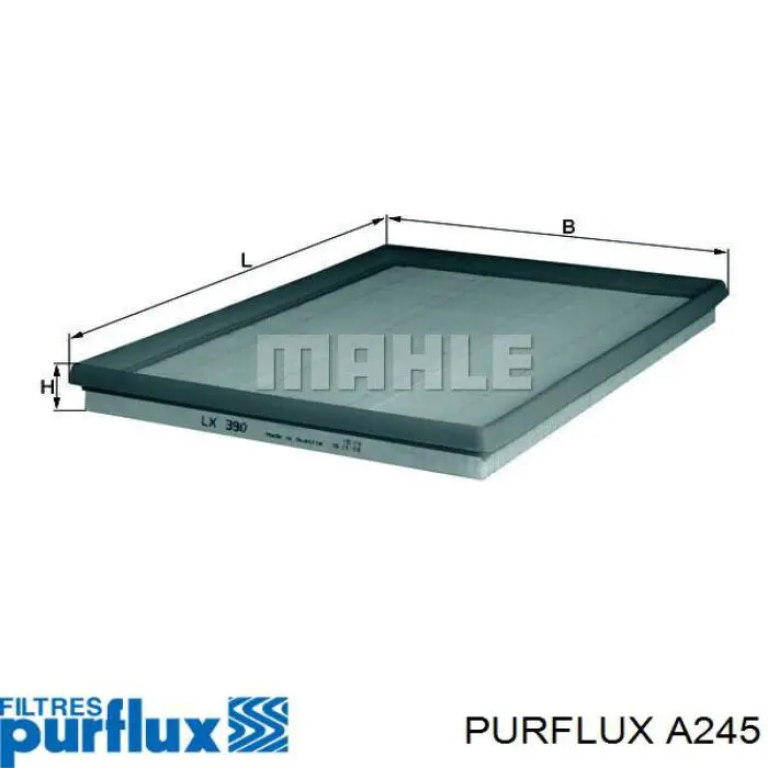 Filtro de ar Purflux A245 preço, a partir de 6,30 USD