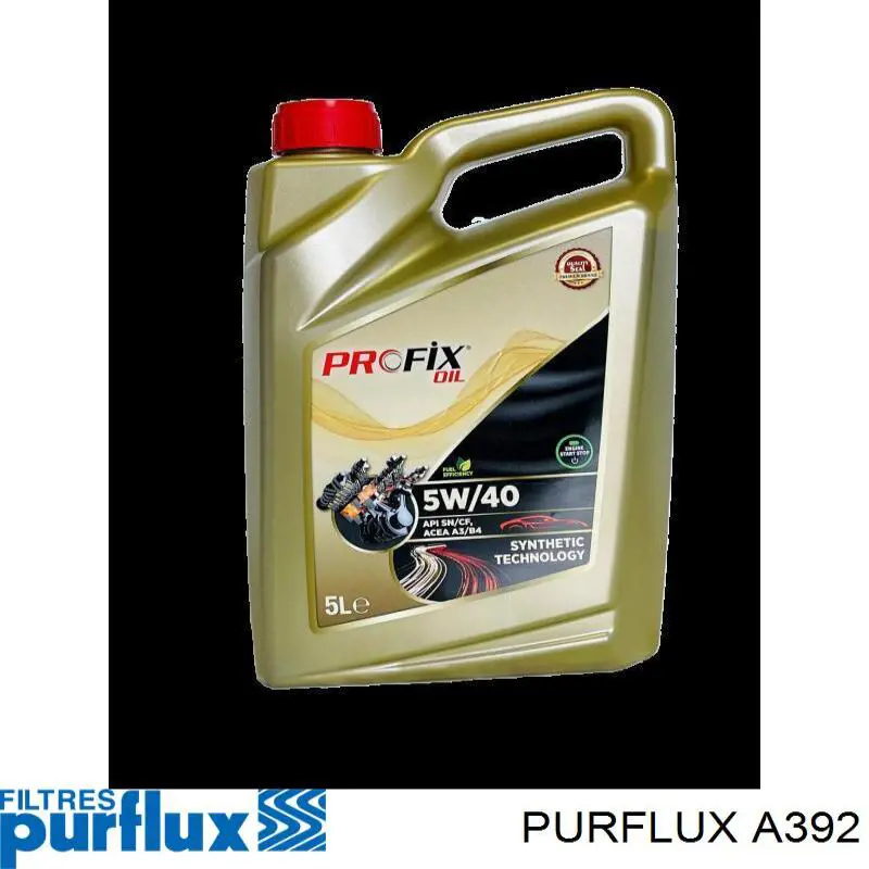 A392 Purflux Filtro de ar