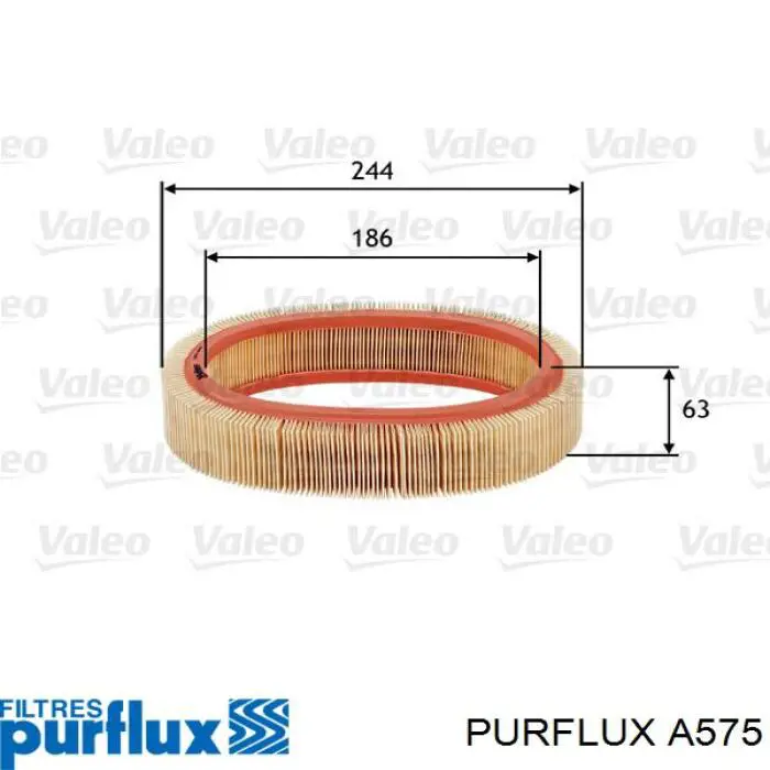 Compre A575 Purflux Filtro de ar