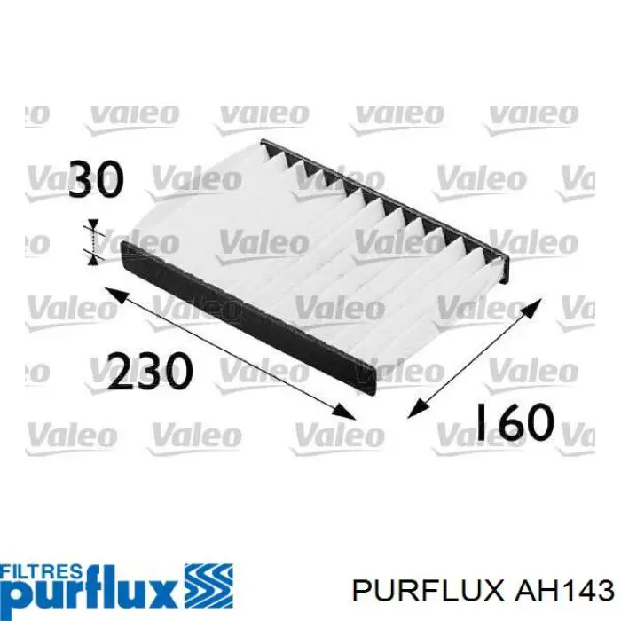 Filtro de salão AH143 Purflux
