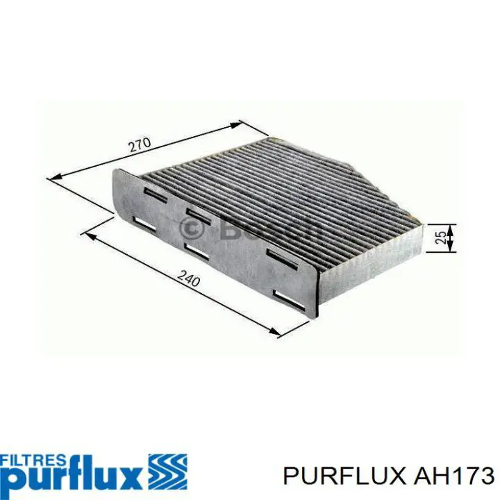AH173 Purflux Filtro de salão