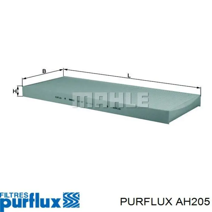 Filtro de salão Purflux AH205 preço, a partir de 9,95 USD