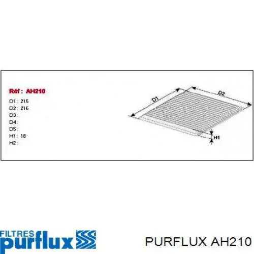 Compre AH210 Purflux Filtro de salão