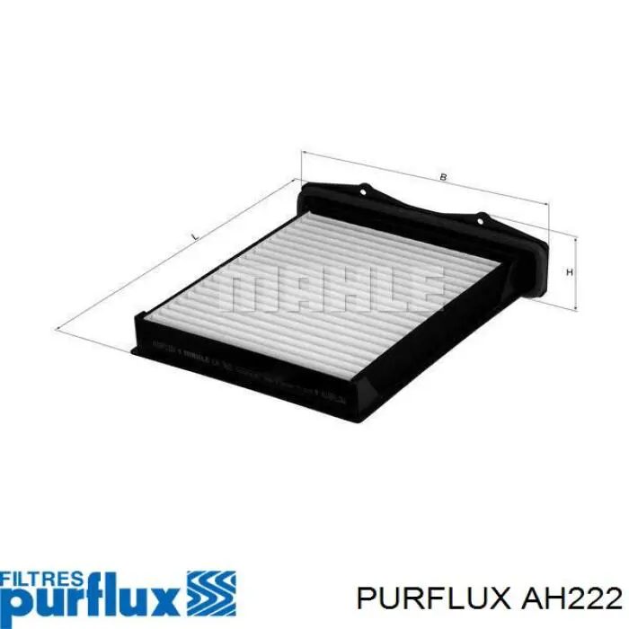 AH222 Purflux Filtro de salão