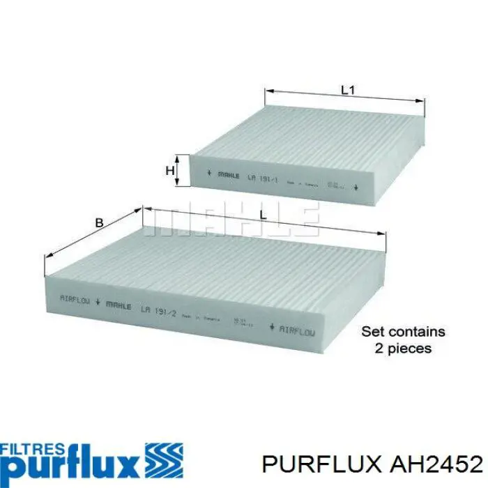 Compre AH2452 Purflux Filtro de salão