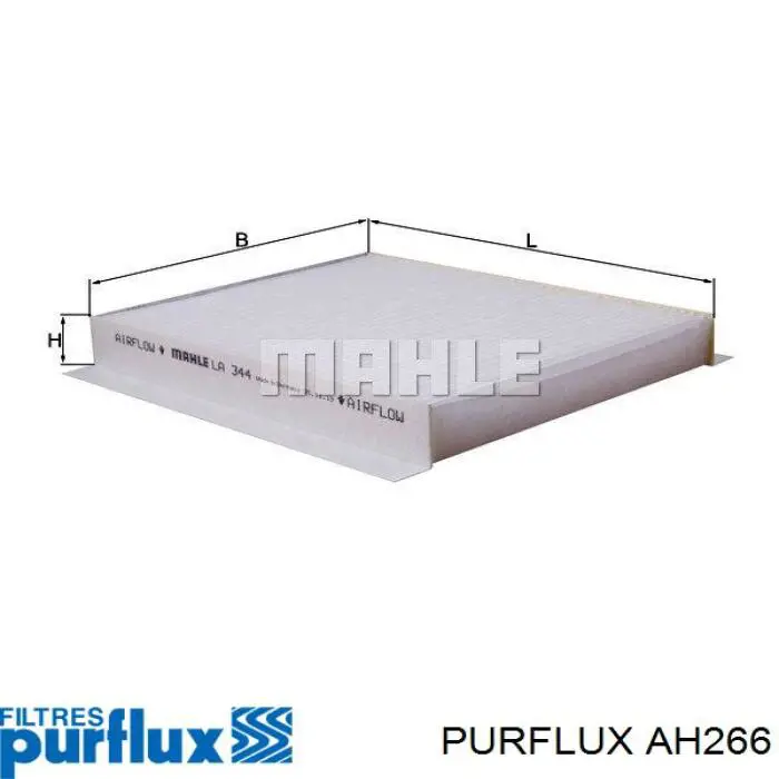 Filtro de salão AH266 Purflux