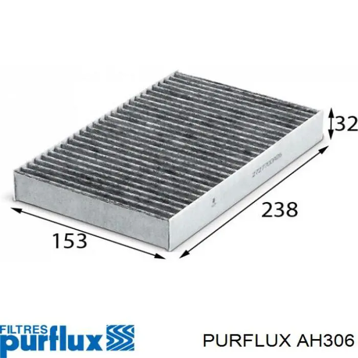 Filtro de salão AH306 Purflux