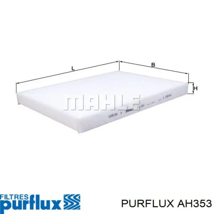 AH353 Purflux Filtro de salão