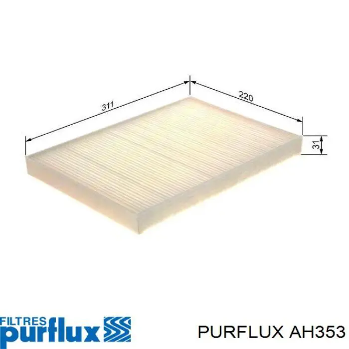 Filtro de salão Purflux AH353