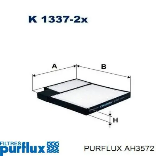 Compre AH3572 Purflux Filtro de salão