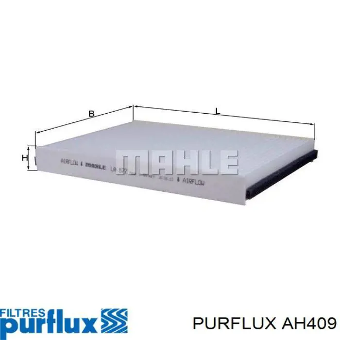 Filtro de salão Purflux AH409 preço, a partir de 11,43 USD