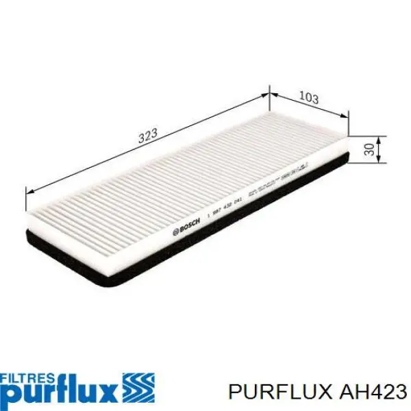 Filtro de salão Purflux AH423 preço, a partir de 20,71 USD