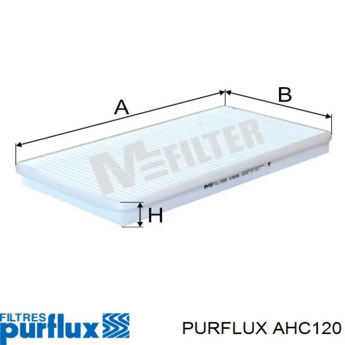 AHC120 Purflux Filtro de salão