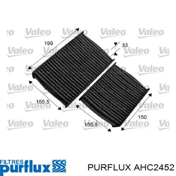 AHC2452 Purflux Filtro de salão
