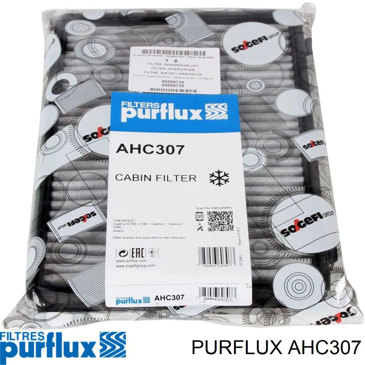 AHC307 Purflux Filtro de salão