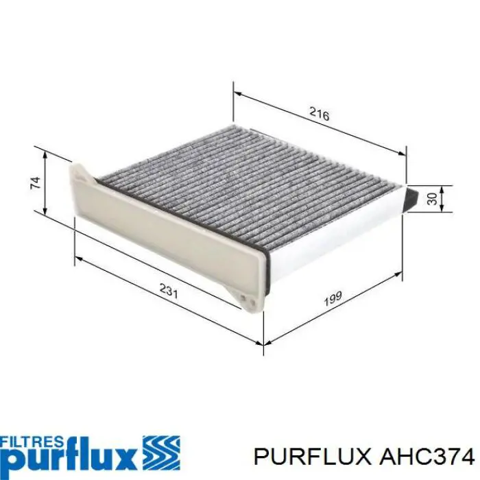 Compre AHC374 Purflux Filtro de salão