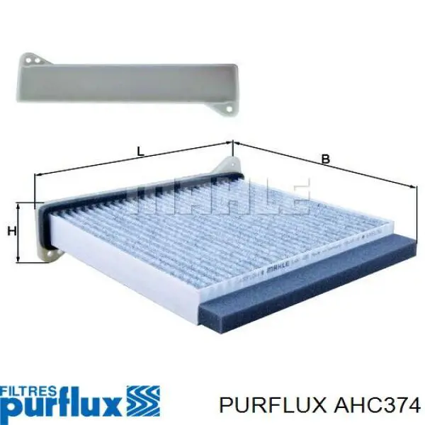 AHC374 Purflux Filtro de salão