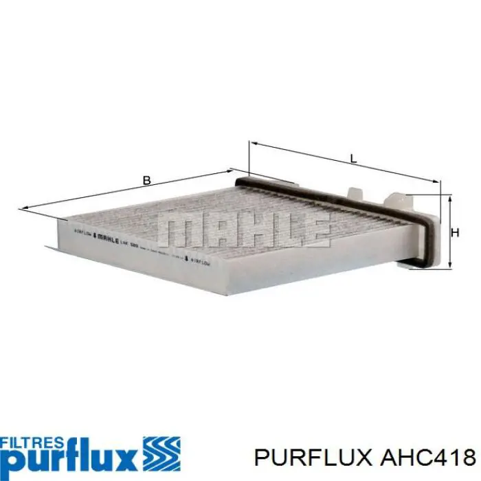 Filtro de salão Purflux AHC418 preço, a partir de 13,29 USD