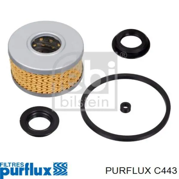 Filtro de combustível Purflux C443 preço, a partir de 7,40 USD