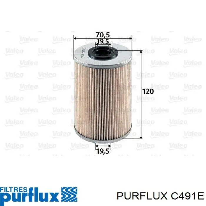 Filtro de combustível Purflux C491E preço, a partir de 11,27 USD