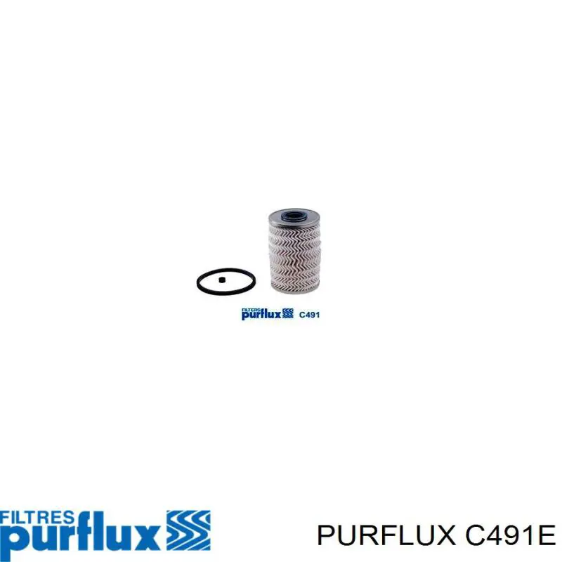 C491E Purflux Filtro de combustível
