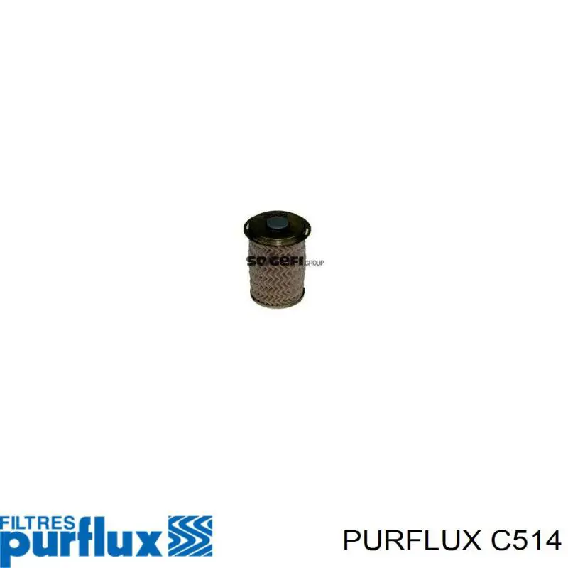 Filtro de combustível Purflux C514 preço, a partir de 10,41 USD