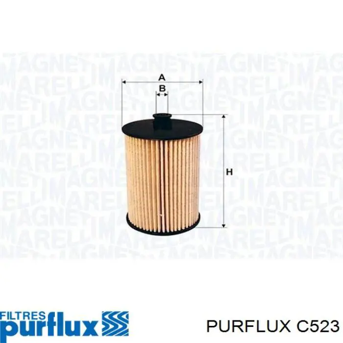 Filtro de combustível Purflux C523 preço, a partir de 22,53 USD