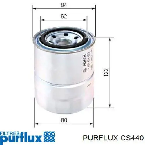 Filtro de combustível Purflux CS440 preço, a partir de 13,18 USD