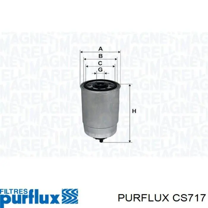Compre CS717 Purflux Filtro de combustível