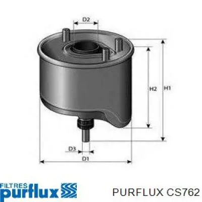CS762 Purflux Filtro de combustível