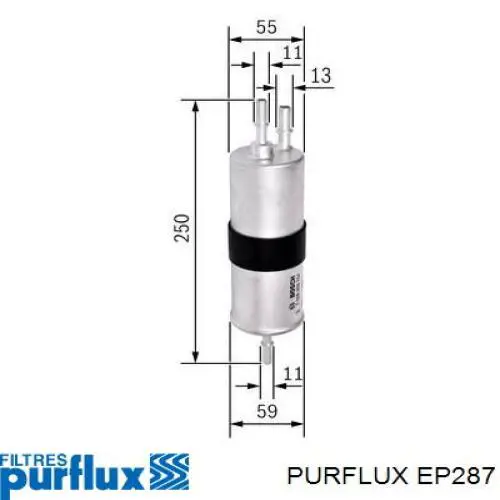 Compre EP287 Purflux Filtro de combustível