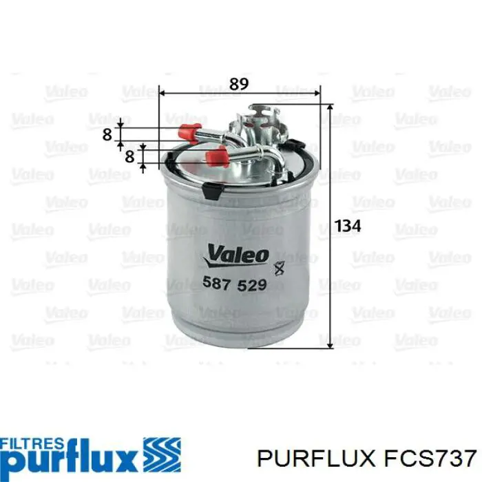 Filtro de combustível Purflux FCS737 preço, a partir de 25,62 USD