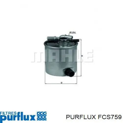Filtro de combustível Purflux FCS759 preço, a partir de 25,77 USD
