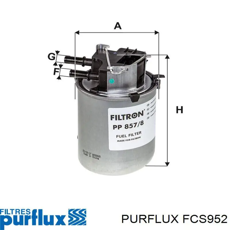 Compre FCS952 Purflux Filtro de combustível