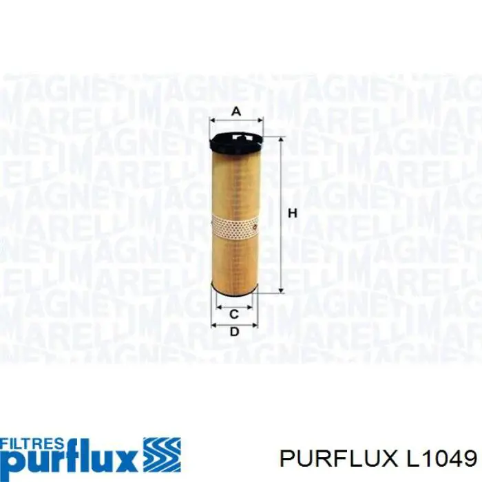 L1049 Purflux Filtro de óleo