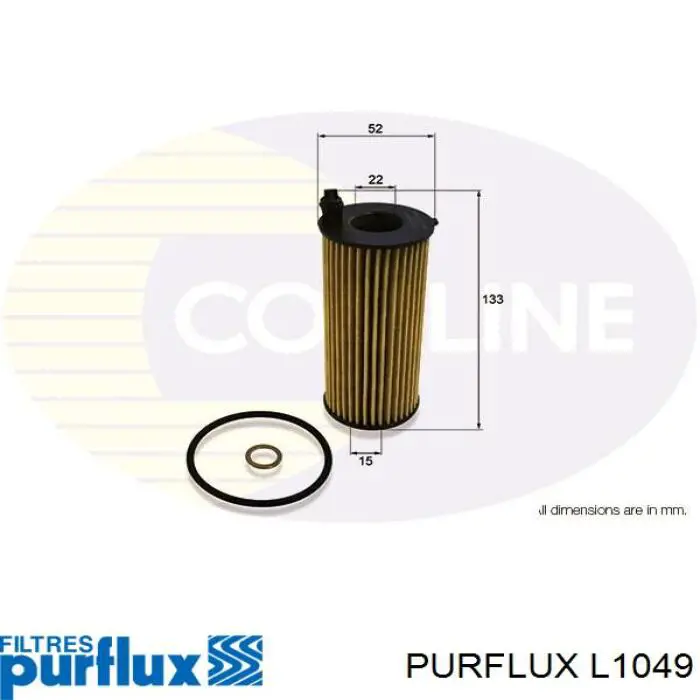Filtro de óleo Purflux L1049 preço, a partir de 10,41 USD