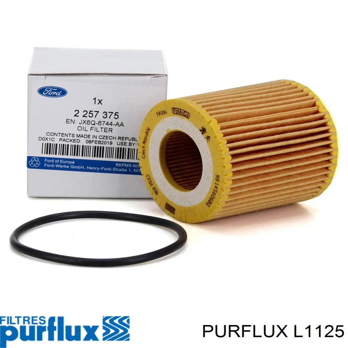 L1125 Purflux Filtro de óleo