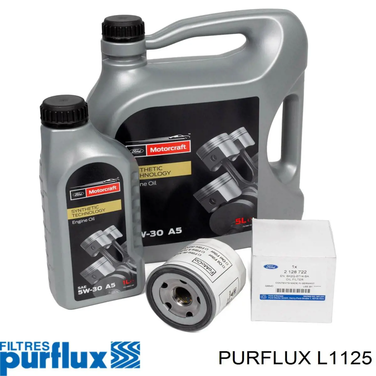 L1125 Purflux Filtro de óleo