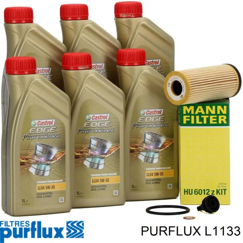 Filtro de óleo L1133 Purflux