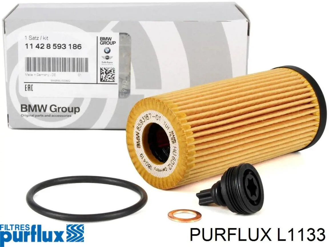L1133 Purflux Filtro de óleo