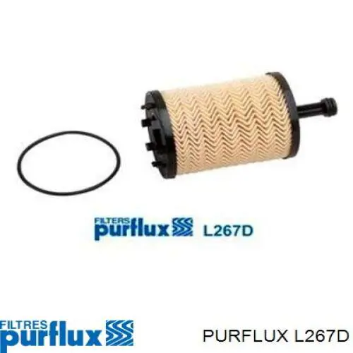 Filtro de óleo Purflux L267D preço, a partir de 6,08 USD