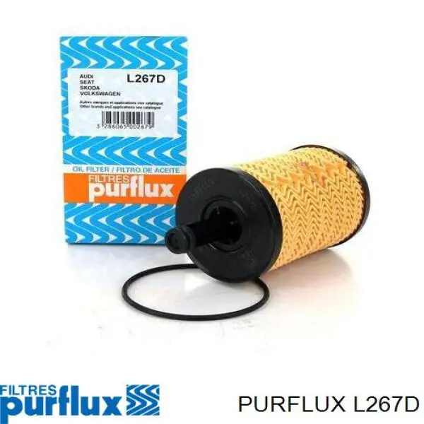 Filtro de óleo L267D Purflux
